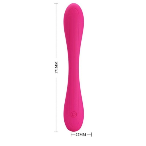 Vibrator 12 functii de vibratie Pretty Love Yedda Pink (17.1cm) - Img 4