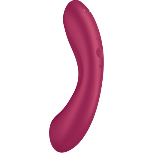 Vibrator 3 în 1 Satisfyer Curvy Trinity 1, red (17,5cm) - Img 3