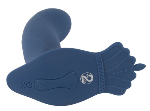 Vibrator canelat pentru prostata Vibrating Butt Plug (11,7 cm) - Img 3