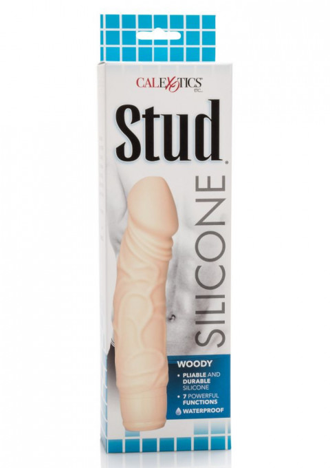 Vibrator cu aspect realist si vibratii de intensitate variabila Silicone Stud Woody (16.5cm) - Img 2