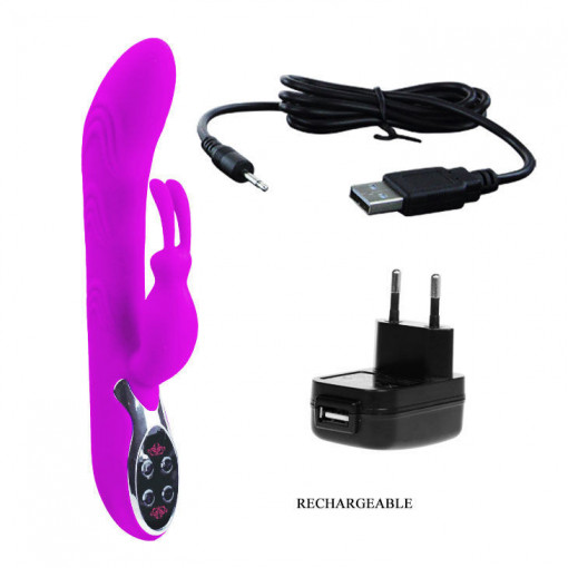 Vibrator cu incalzire PRETTY LOVE - HOT (23.5cm) - Img 4
