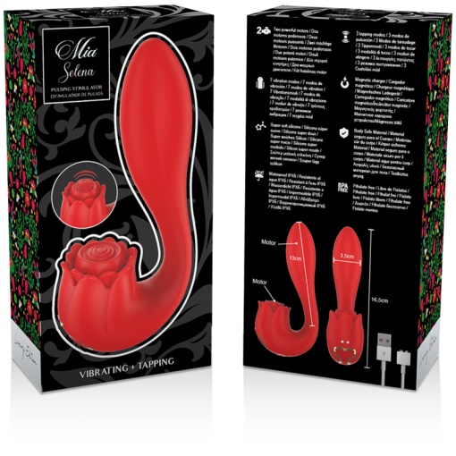 Vibrator cu trei moduri de pulsare și șapte moduri de vibrație MIA - SELENA - Img 4