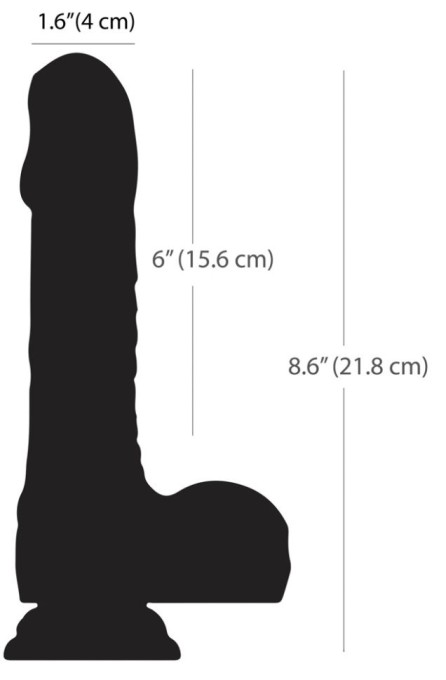 Vibrator cu varf rotatic 8,6" Rotating &amp; Thrusting Vibrating Dong (22.8cm) - Img 4