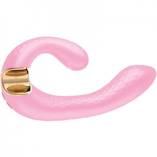Vibrator de lux stimulator dublu SHUNGA - MIYO INTIMATE Pink - Img 5