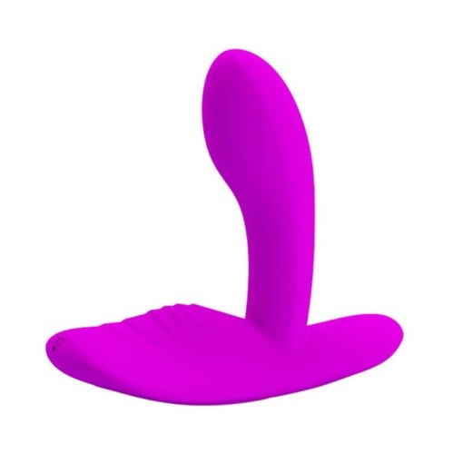 Vibrator din silicon cu 12 setari de vibratii si telecomanda Pretty Love Remote Control (9.1cm) - Img 3