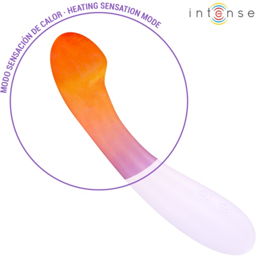 Vibrator INTENSE BECKY – 19 cm, Funcție de incalzire si 7 Moduri de Vibratie - Img 4