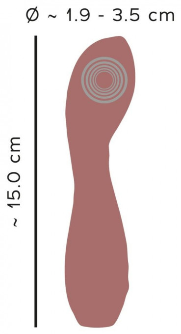 Vibrator Mic cap flexibil Hazel 05 (15cm) - Reincarcabil - Img 4