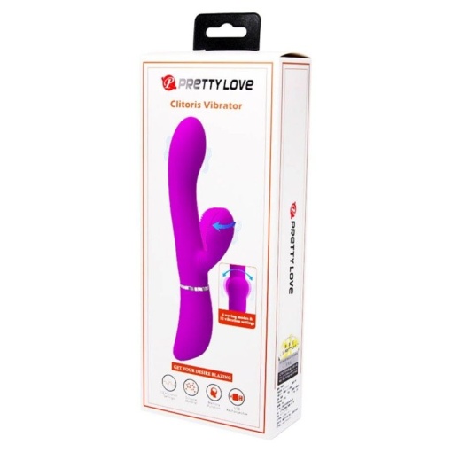 Vibrator pentru clitoris si pentru punctul G Pretty Love Clitoris Vibrator (20.8cm) - Img 8