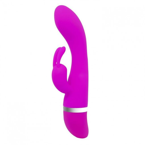 Vibrator rabbit din silicon fin, cu 30 de functii VIBRATOR PRETTY LOVE - FREDA (18.9cm) - Img 2
