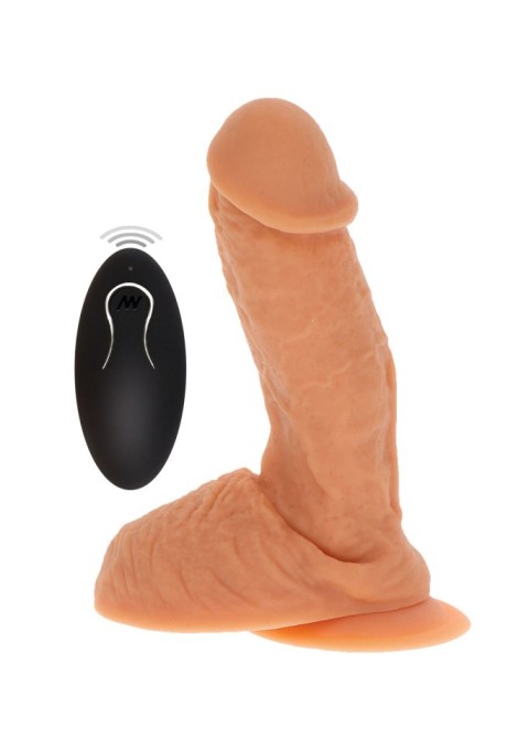 Vibrator realistic din colectia Get Real cu 6 moduri de vibratii Vibrating Dildo (17 cm ) - Img 6