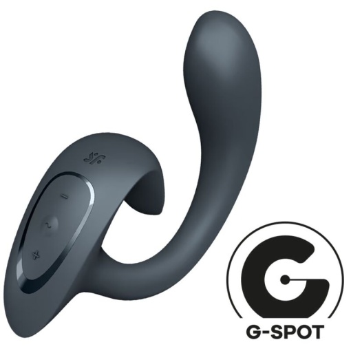 Vibrator Satisfyer G for Goddess 1 Gri - Stimulare dublă a punctului G și a clitorisului - Img 4