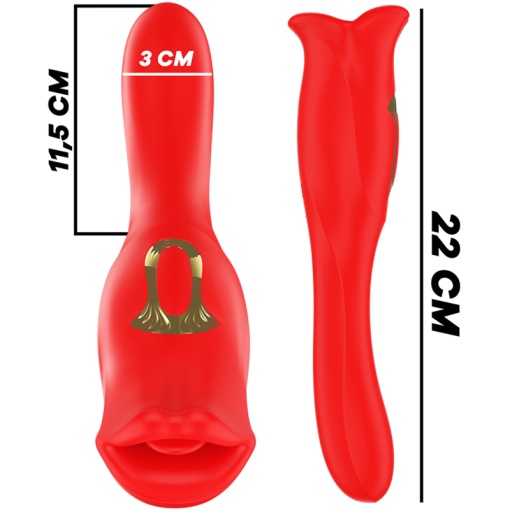 Vibrator stimulator clitoris Mia Siena Triple Pleasure Vibrating + Biting - Img 4