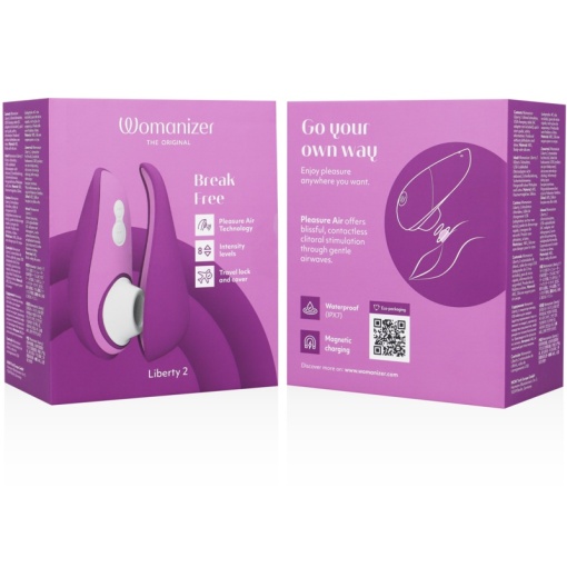 Vibrator stimulator Clitoris Womanizer Liberty 2 Vilolet - Img 5