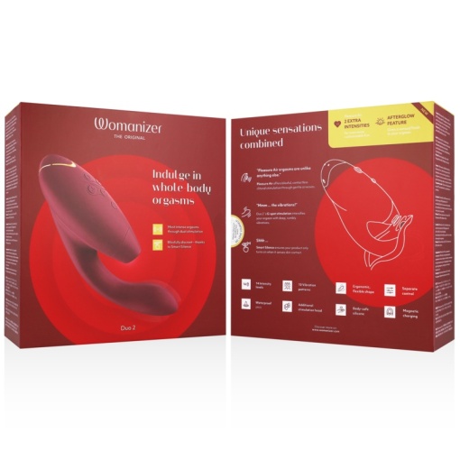 Vibrator stimulator Womanizer - DUO 2 Stimulator Bordeaux - Img 6