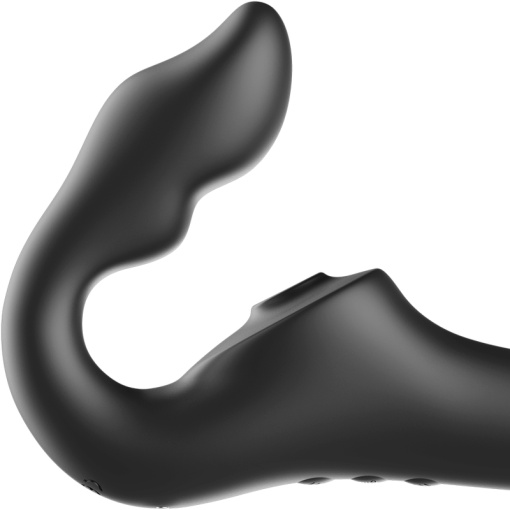 Vibrator Strap-on cu telecomanda fara curele cu tripla simulare IBIZA - Img 3