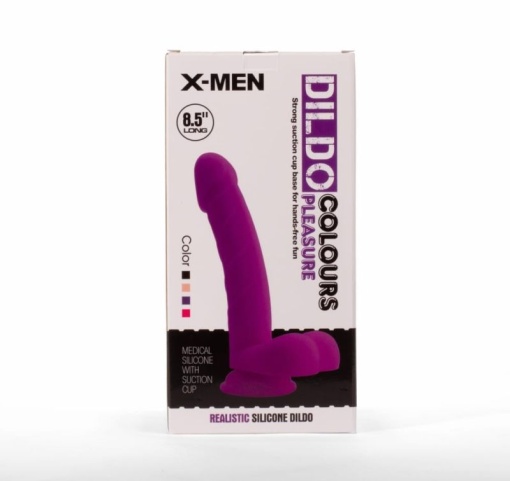 X-MEN 8.5" Dildo Colour Pleasure Flesh 1 (21.6cm) - Img 3