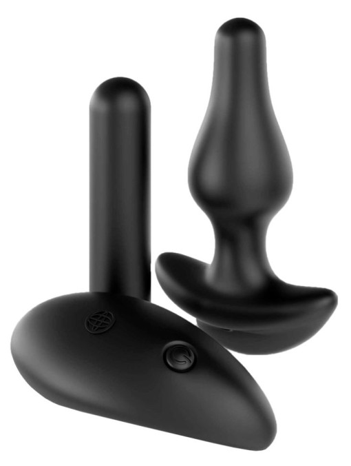 Chilot cu vibro-glonț, 10 moduri de vibrație si telecomandă Remote Bowtie Bikini, black (S-L) - Img 2