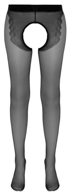 Ciorapi dama cu deschidere in zona intima Crotchless Tights, with decorative seam Marime S - Img 2