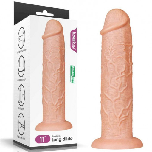 Dildo de marime gigantica Realistic Long Dildo Flesh 27.5 x 5.85cm - Img 2