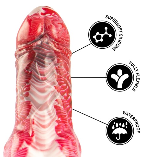 Dildo din silicon forma fantezista EPIC - HELIOS DILDO WITH TESTICLES HEAT AND ECSTASY - Img 7