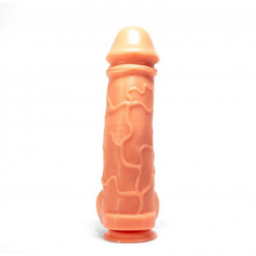 Dildo în formă realistă X-MEN Super Sized Dildo Flesh 36.5cm x 9cm - Img 2