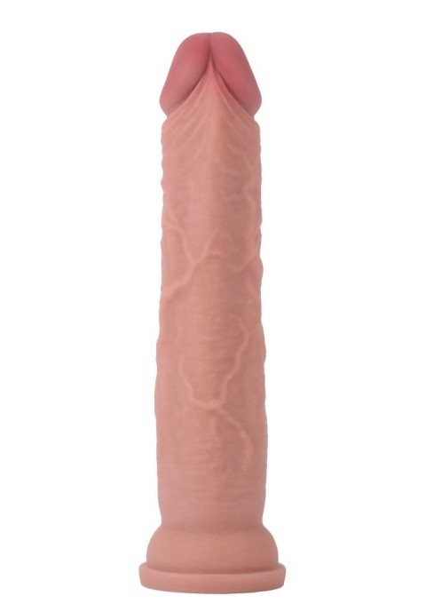Dildo realist cu dubla densitate si ventuza de fixare Deluxe Dual Density Dong 13 In (33cm) - Img 3