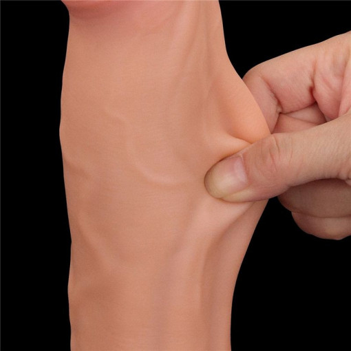 Dildo realist gigantic 11.5'' King Sized Sliding Skin Dual Layer Dong (29cm) - Img 6