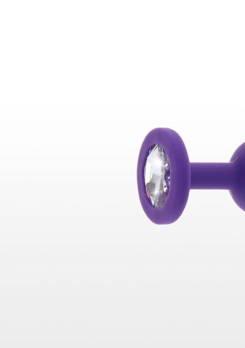 Dop anal Diamond Booty Jewel Small, Purple (7cm) - Img 3