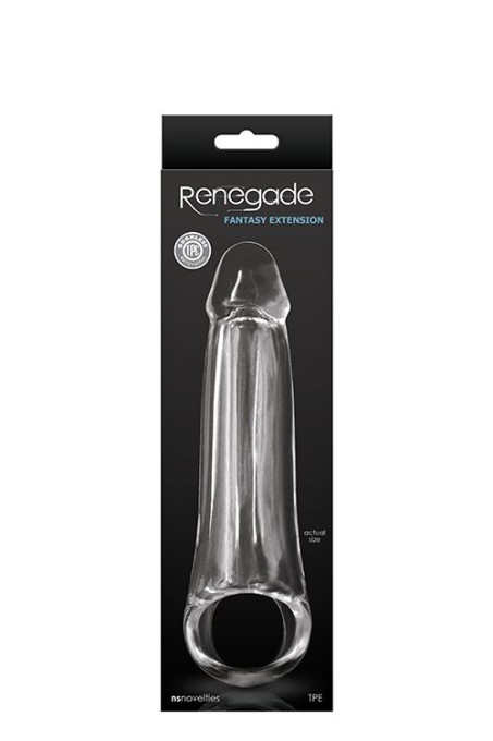 Extensie Transparenta RENEGADE FANTASY EXTENSION MD CLEAR 20cm - Img 2