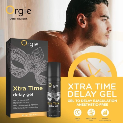 Gel erectie Xtra Time Delay Gel, 15ml - erectii indelungate - Img 3