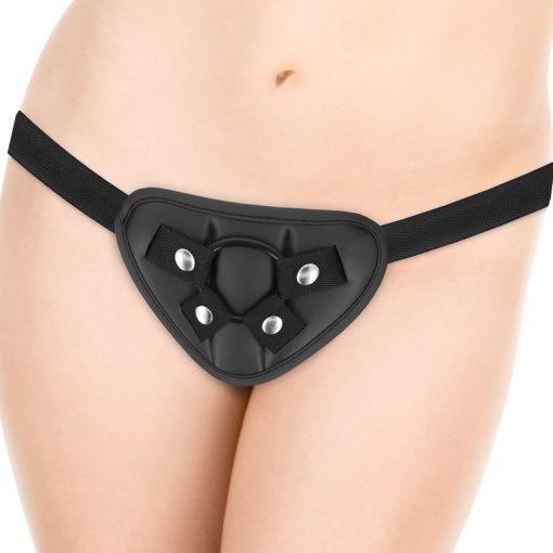 Ham Strapon CYBER SILICOCK - Harness cu 3 Ineluri Incluse - Img 4