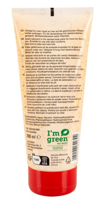 Lubrifiant vegan pe baza de apa si silicon Flutschi Original Hybrid, 200ml - Img 3