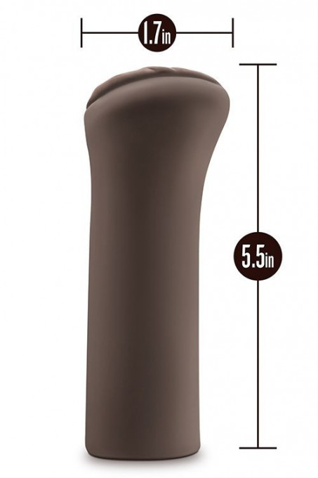 Masturbator de buzunar HOT CHOCOLATE NICOLES KITTY CHOCOLATE 14cm - Img 2