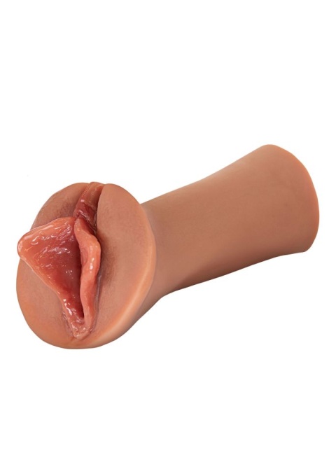 Masturbator forma de vagin si autolubrifiere Wet Pussies - Luscious Lips, Caramel skin - Img 4