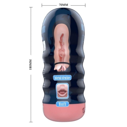 Masturbator Pretty Love Vacuum Cup Mouth 18cm - Img 4
