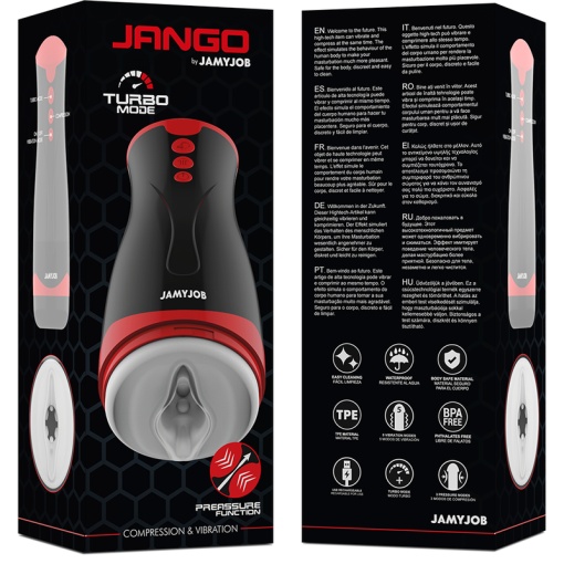 Masturbator special cu compresie si vibratii Jamjob Jango - Img 6