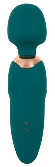 Mini bagheta de masaj cu vibratii Petite Wand Green - Img 4