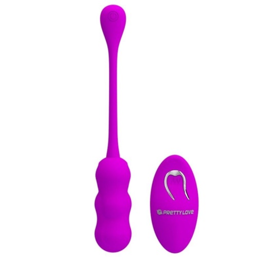 Ou din silicon cu telecomandă Pretty Love Leshy 18.6cm - Img 4