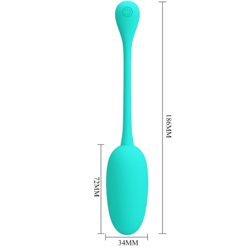 Ou Vibrator Knucker, 12 Moduri Vibratii, Silicon, USB, Verde - Img 2