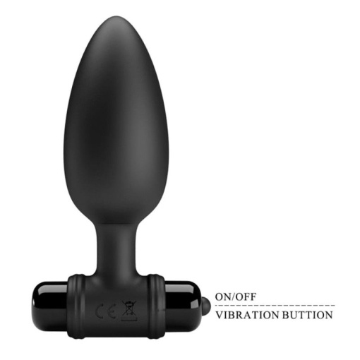 Plug anal din silicon cu 10 viteze de vibratii Pretty Love Vibro Plug II - 11.8cm x 3.8cm - Img 4