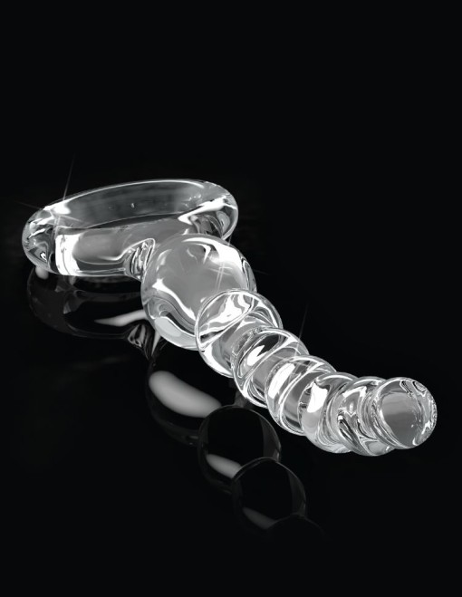 Plug anal elegant din sticla ICICLES NO 67 - Img 3