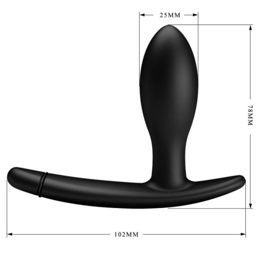 Plug anal inflatabil din silicon Pretty Love Drake (7.8cm) - Img 2