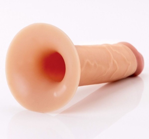 Prelungitor manson pentru penis Hollow Silicone Strap-on 16.5cm - Img 3