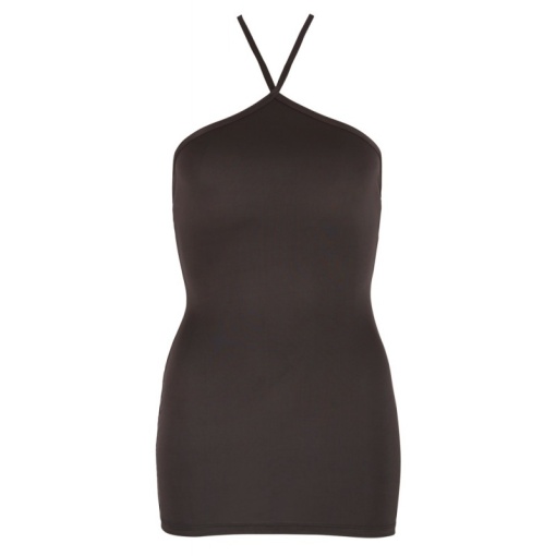 Rochie sexy cu benzi din dantela fina Little Black Dress with Lace, Cottelli Party, black - M - Img 2