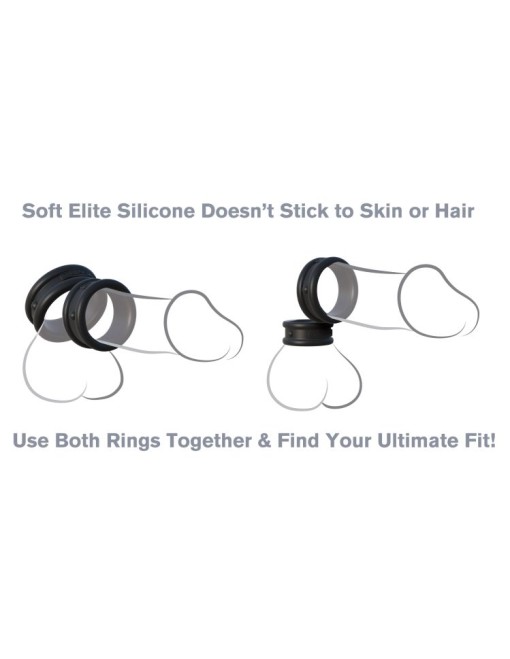 Set 2 inele silicon FANTASY C-RINGZ - Img 3