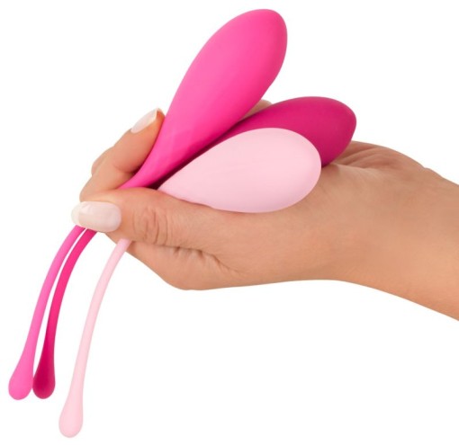 Set de 3 bile Kegel cu greutate de 50g, 95g, 130g Kegel Training Balls (18,5 cm) - Img 2