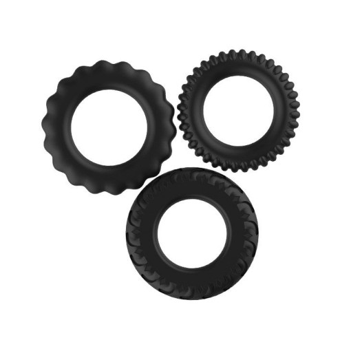 Set de inele din silicon RINGS TITAN COCK RINGS - Img 3