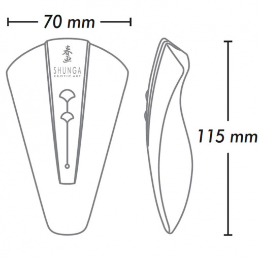 Stimulator clitoris de lux SHUNGA - OBI INTIMATE Fucsia