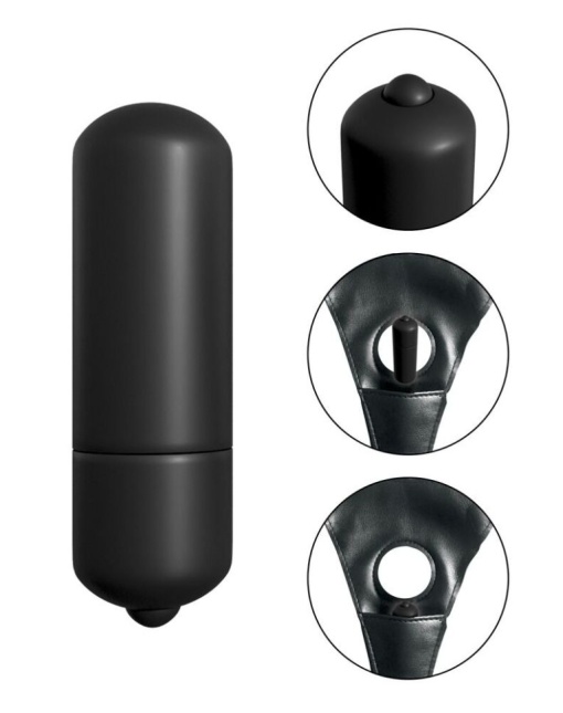 Strap-on vibrator anal 13cm - Img 6
