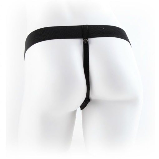 Strapon si extensie in forma de penis cu testicule FETISH FANTASY SERIES - SERIES 9 29 cm - Img 2